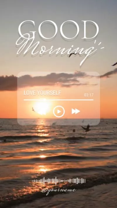 Good Morning Ocean Sunrise Travel Music Play List Story