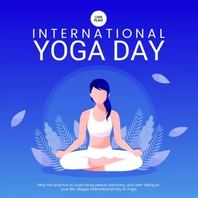  Gradient International Day Of Yoga Sport Instagram Post