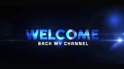  Gradient Tech Blue Welcome Opener Youtube Channel Intro Outro