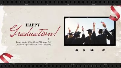 Graduation Stream Examples How to Make a Graduation Video: Ideas and Free Templates