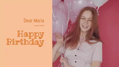 Videos de tarjetas de cumpleaños electrónicas