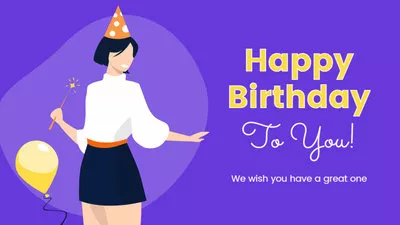 Customize Happy Birthday gifs for her