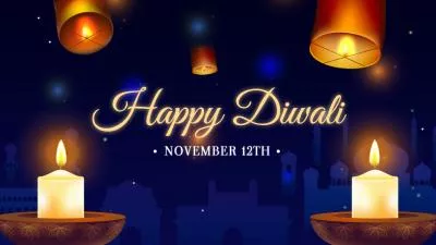 Joyeux Diwali Meilleurs Voeux Vidéo