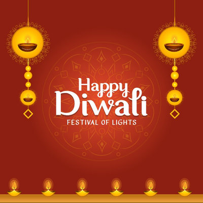 Cartão Feliz Diwali