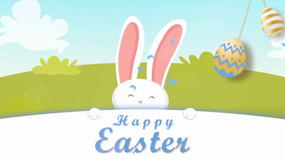 Happy Easter Bunny Greeting