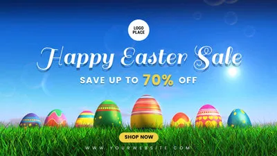 Happy Easter Sale Promo
