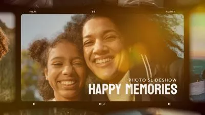 Happy Memories Cinematic Love Film Travel Birthday Family Collage Motivatianal Slideshow