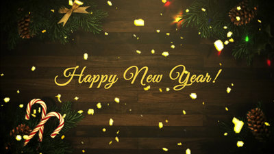 Feliz Ano Nuevo Saludo Deseos