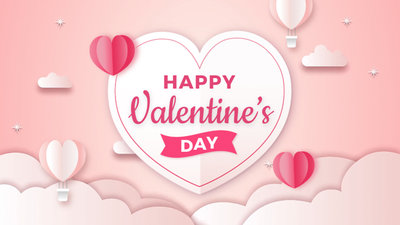 Feliz Dia De San Valentin Amor Collage Presentacion