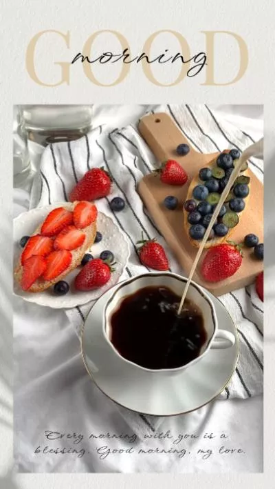  Healthy Breakfast Share Good Morning Quotes Instagram Story