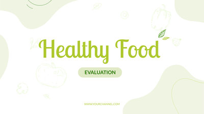 Evaluación De Alimentos Saludables