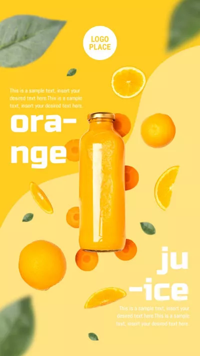 Healthy Fresh Fruit Juice Promo