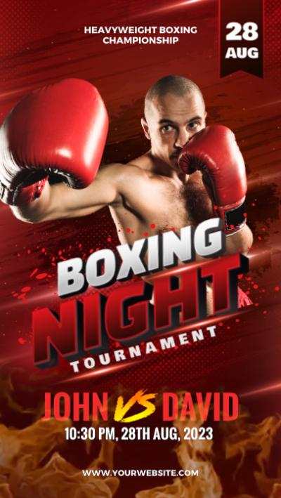 Heavyweight Boxing Championship Sport Video