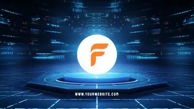 High Tech Future Stage Ai Logo Animation Reveal Intro