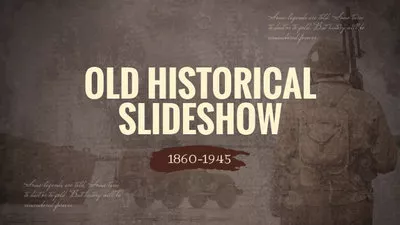 history timeline slideshow video