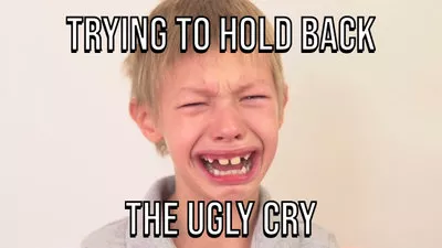 Funny Cry video/meme template. No Watermark. Funny weeping