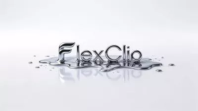 Industrial Style Liquid Metal Logo Intro