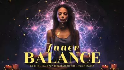  Inner Balance Peace Positive Meditation Youtube Class Channel Intro Outro