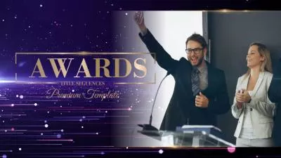 綠色粒子獎頒獎典禮邀請函幻燈片