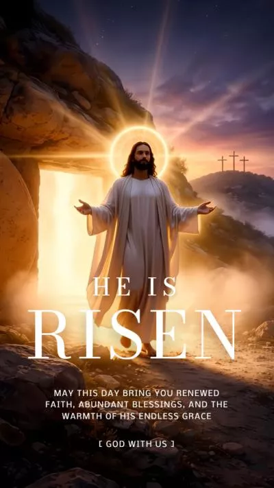Jesus Resurrection Christian Faith Quote Motivation Sacred Tiktok Story
