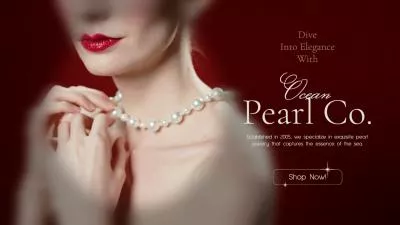 Jewelry Pearl Fashion Product Promo