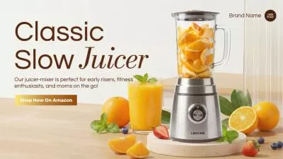 Juicer Mixer Blender Machine Technology Product Amazon Shop Promo