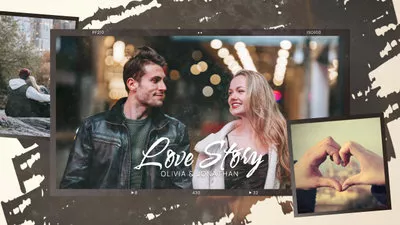 Love Story Photo Album Proponer Slideshow Video