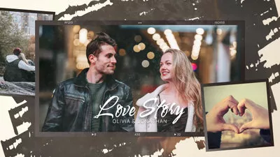 Love Story Slideshow Video