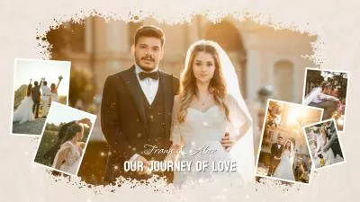 Love Wedding Memory Collage Montage Slideshow