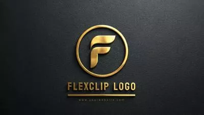 Luxury Gold Particle Business Ai Logo Animation Reveal Intro