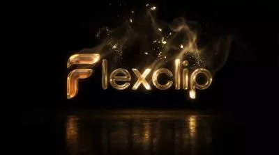 Luxury Golden Particle Logo Reveal Intro