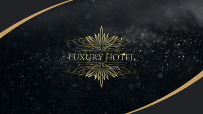 Luxo Hotel Negócio Introduzir Promoção Simples