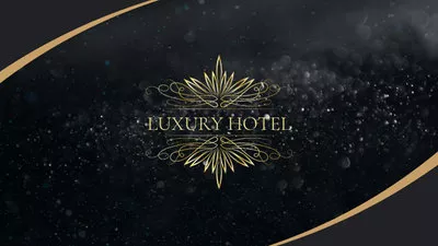 Luxo Hotel Negócio Introduzir Promoção Simples