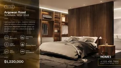 豪华房地产代理营销公司宣传广告幻灯片