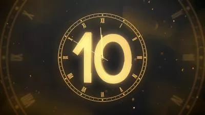 Magic Golden Countdown 2026 New Year Wish Greeting Message Intro