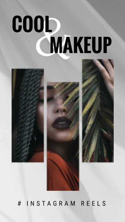 Makeup products promotion Online Instagram Reel Cover Template - VistaCreate