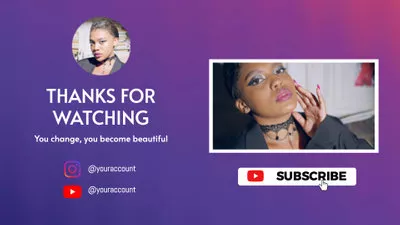 Makeup Youtube Outro