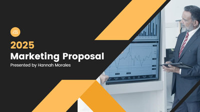 Marketing Vorschlag Geschäftspräsentation Firma