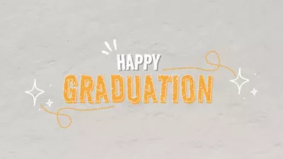 Memorable Graduation Slideshow