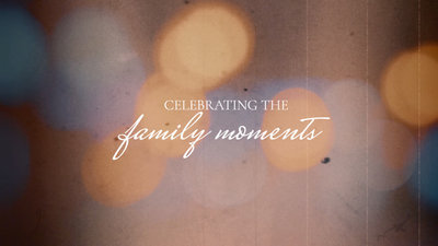 Apresentação De Slides Memórias Da Família Momentos Emocionantes