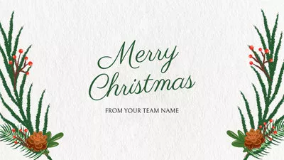 Merry Christmas Greeting Card