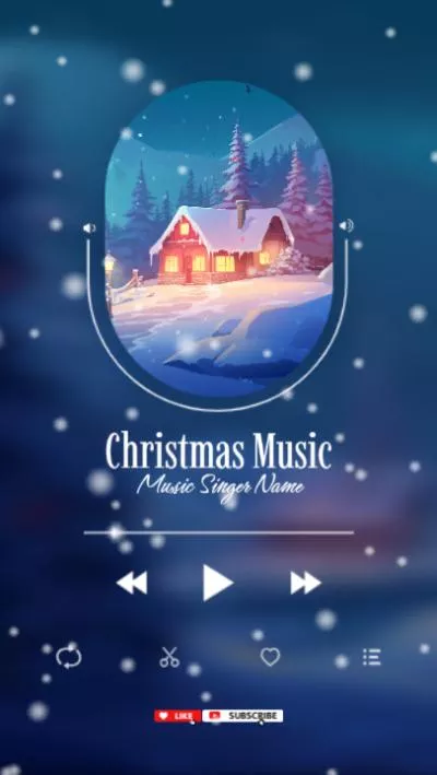 圣诞快乐新年快乐雪屋音乐播放列表 YouTube 简介