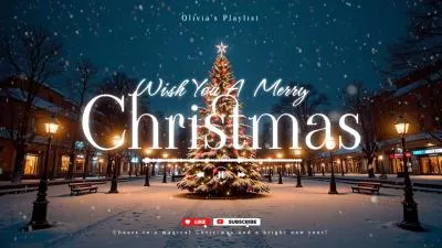  Merry Christmas Happy New Year Tree Music Playlist Youtube Intro