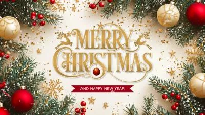  Merry Christmas Holiday Greeting Happy New Year Message Youtube Intro