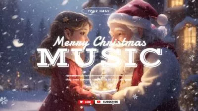 Merry Christmas Holiday Sleep Music Playlist Snow Santa Fairy Tale Intro