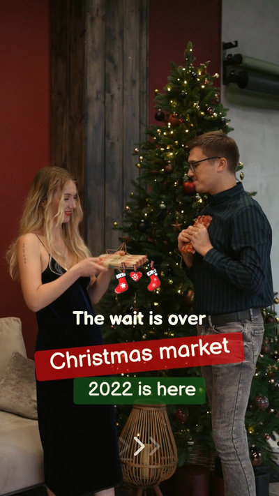 Minimal Christmas Sale Instagram Reels