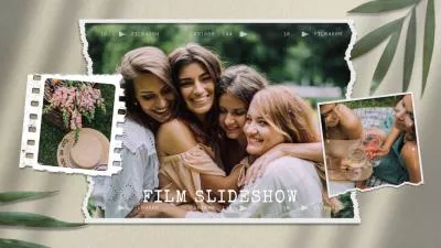 Minimal Film Photo Collage Picnic Happy Memory Slideshow