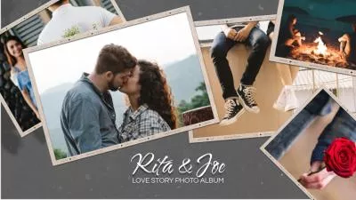 Minimal Film Polaroid Love Story Wedding Purpose Memory Photo Album Propose Collage Slideshow