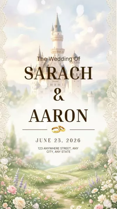 Minimalist Ai Wedding Invitation Video