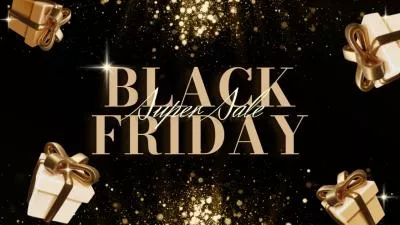 Minimalist Black Friday Fashion Sales Promotion